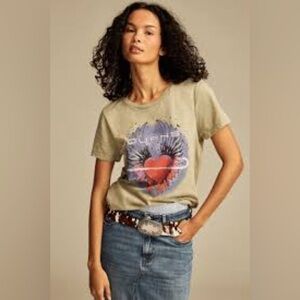 NWT Lucky Brand Journey Heart Classic Crew